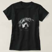 Schattigee Mixed Breed Dog Poedel T-shirt (Design voorkant)