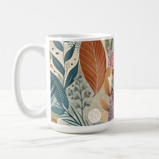 Schattigee Mixed Media Boston Terrier hond Koffiemok (Links)