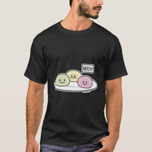 Schattigee Mochi Ice Cream Rice Cake Japanse Groen T-shirt