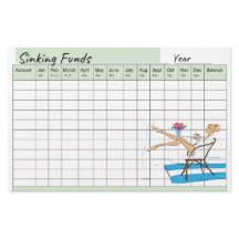 Schattigee Mode Sinking Fund Planner Spreadsheet