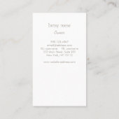 Schattigee Modern Tree Visitekaartje (Achterkant)