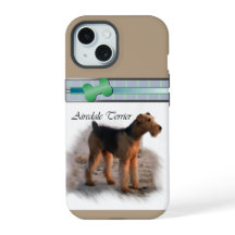 Schattigee moderne Airedale Terrier Hondenkunst