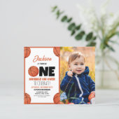 Schattigee moderne basketbal budget foto 1e verjaa (Staand voorkant)