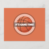 Schattigee moderne basketbal budget foto verjaarda (Achterkant)