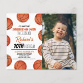 Schattigee moderne basketbal budget foto verjaarda (Voorkant)