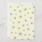 Schattigee moderne bij 1e verjaardag kaart (Achterkant)