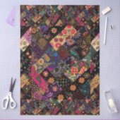 Schattigee moderne bloemenpret Boho Design Decoupa Tissuepapier (Craft)