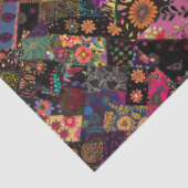 Schattigee moderne bloemenpret Boho Design Decoupa Tissuepapier (Detail)