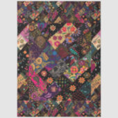 Schattigee moderne bloemenpret Boho Design Decoupa Tissuepapier (Voorkant)