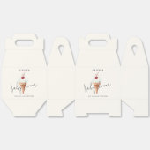 Schattigee moderne Cherry Scoop Ice Cream Baby sho Bedankdoosjes (Ongevouwen)