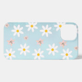 Schattigee moderne Daisy leliebloem Rustiek naadlo iPhone Hoesje (Achterkant horizontaal)