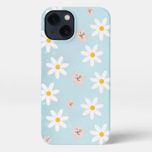 Schattigee moderne Daisy leliebloem Rustiek naadlo iPhone 13 Hoesje