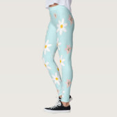 Schattigee moderne Daisy leliebloem Rustiek naadlo Leggings (Links)