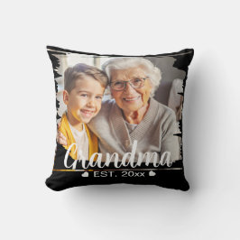 Schattigee moderne elegante oma gepersonaliseerde  kussen