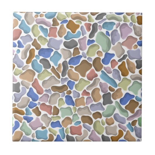 Schattigee moderne en leuke badkamerdecoratie sten tegeltje (Voorkant)