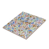 Schattigee moderne en leuke badkamerdecoratie sten tegeltje (Zijkant)