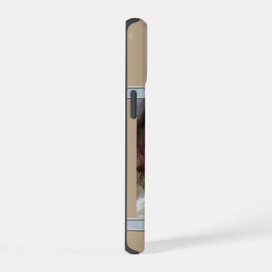 Schattigee moderne Engelse Springer Spaniel Dog Ar iPhone 15 Case (Rechterkant)