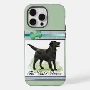 Schattigee moderne flat-coating Retriever Dog Art iPhone 15 Pro Max Case