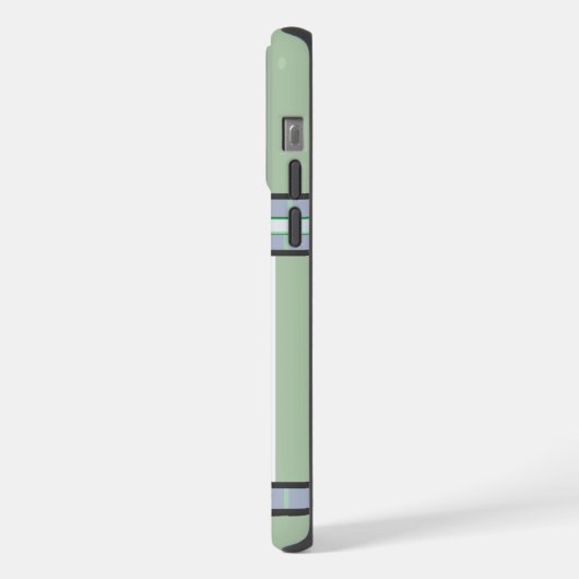 Schattigee moderne flat-coating Retriever Dog Art iPhone Hoesje (Linkerkant)