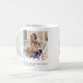 Schattigee moderne Funtie Tyopgraphy Foto Tante Ch Koffiemok (Voorkant links)