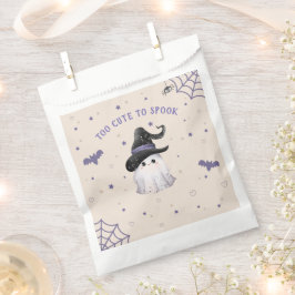 Schattigee moderne Ghost Halloween verjaardagscrèm Bedankzakje