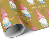 Schattigee moderne gnoom in liefde Waterverf met d Cadeaupapier (Rol Hoek)