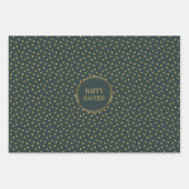 Schattigee moderne gouden polka dots Christelijk H Inpakpapier Vel (Voorkant 2)