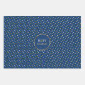 Schattigee moderne gouden polka dots Christelijk H Inpakpapier Vel (Voorkant 2)