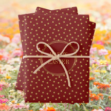 Schattigee moderne gouden polka dots Christelijk H