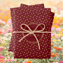 Schattigee moderne gouden polka dots Christelijk H