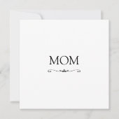 Schattigee moderne hart Moederdag Kaart (Voorkant)