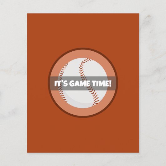 Schattigee Moderne Honkbal Budget Verjaardagsuitno (Achterkant)