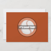 Schattigee moderne honkbal sport Kinder foto verja Kaart (Achterkant)