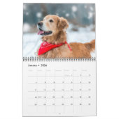 Schattigee moderne huisdier familie hond gepersona kalender (Jan 2026)