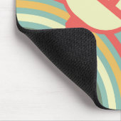 Schattigee moderne klassieker 80s gestreepte Pickl Muismat (Hoek)