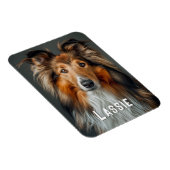 Schattigee Moderne Koelkast Hond Huisdier Foto Magneet (Rechterzijde)