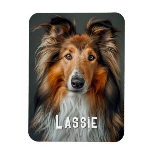 Schattigee Moderne Koelkast Hond Huisdier Foto Magneet