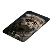 Schattigee Moderne Koelkast Kat Huisdier Foto Magneet (Linkerzijde)