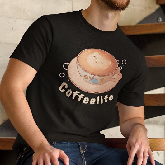 Schattigee & Moderne Koffieliefhebber T-shirt