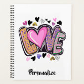 Schattigee moderne kunst - Valentijn's Day Planner (Voorkant)