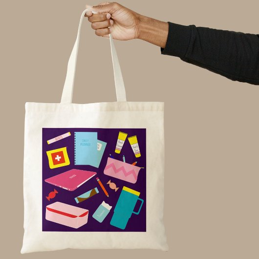 Schattigee moderne leerkracht must-haves levert Ca Tote Bag