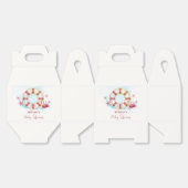 Schattigee moderne nautische krab zeester Baby sho Bedankdoosjes (Ongevouwen)