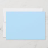 Schattigee moderne olifant baby boy shower kaart (Achterkant)