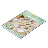 Schattigee moderne paascollage plakboek foto notitieboek (Linkerzijde)