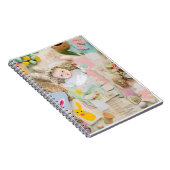 Schattigee moderne paascollage plakboek foto notitieboek (Rechterzijde)