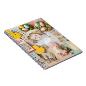 Schattigee moderne paascollage plakboek foto notitieboek (Rechterzijde)