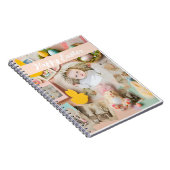 Schattigee moderne paascollage plakboek foto notitieboek (Rechterzijde)