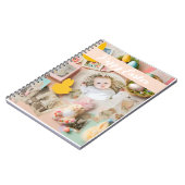 Schattigee moderne paascollage plakboek foto notitieboek (Linkerzijde)