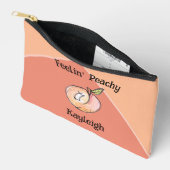 Schattigee moderne perziken voegen naam toe Leuke  Etui (Open)