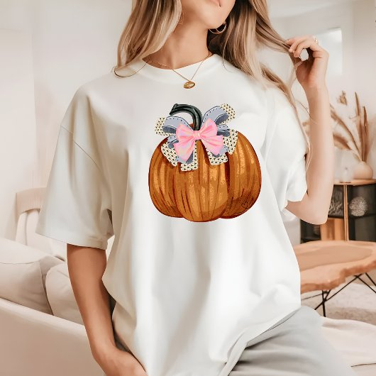 Schattigee Moderne Pompoen Halloween Vrouwen Stijl T-shirt